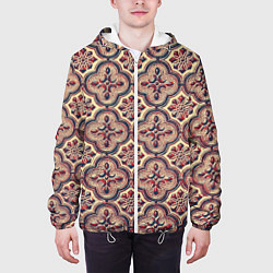 Куртка с капюшоном мужская Готическая эстетика, цвет: 3D-белый — фото 2