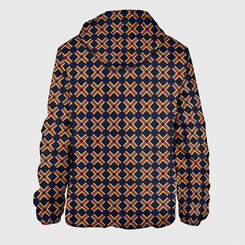Мужская куртка Паттерн с крестиками / 3D-Белый – фото 2