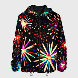 Мужская куртка Абстракция с салютами