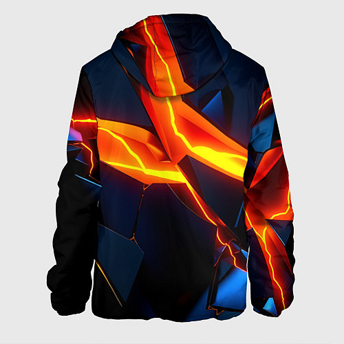 Мужская куртка Plate fractures / 3D-Белый – фото 2