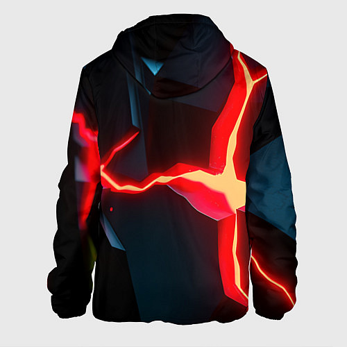 Мужская куртка Neon orange / 3D-Белый – фото 2