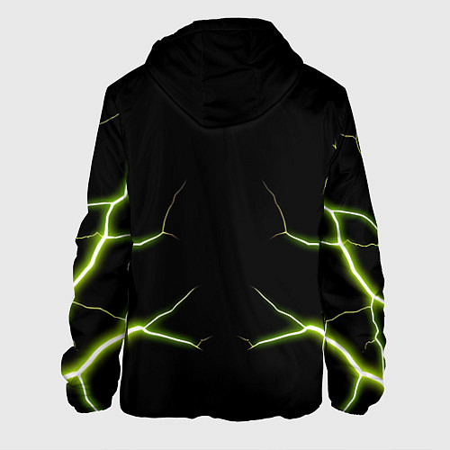 Мужская куртка Color green black / 3D-Белый – фото 2