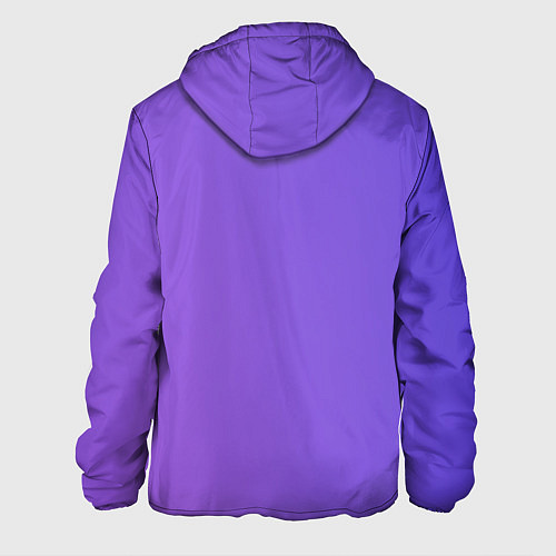 Мужская куртка Color purple gradient / 3D-Белый – фото 2