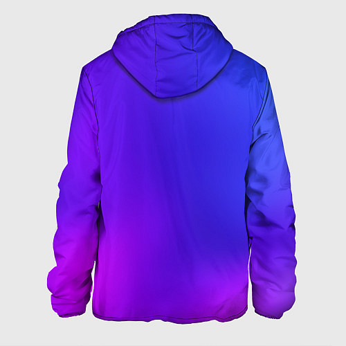 Мужская куртка Color multicolored gradient / 3D-Белый – фото 2