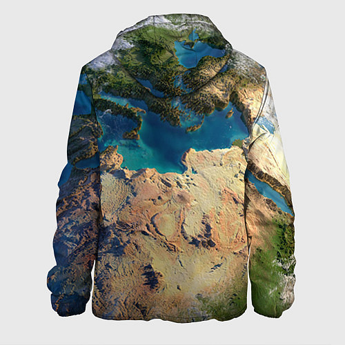 Мужская куртка Земля / 3D-Белый – фото 2