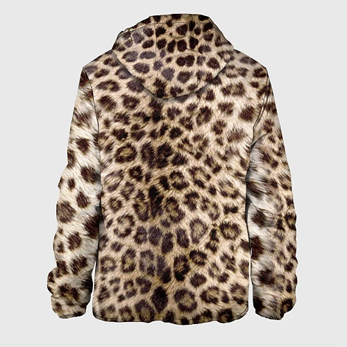 Мужская куртка Взгляд леопарда / 3D-Белый – фото 2