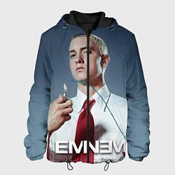 Куртка с капюшоном мужская Eminem Fire, цвет: 3D-черный