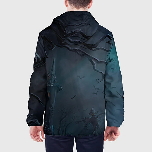Мужская куртка Тыква / 3D-Черный – фото 4