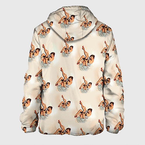 Мужская куртка Ножки / 3D-Черный – фото 2