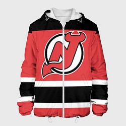 Куртка с капюшоном мужская New Jersey Devils, цвет: 3D-белый