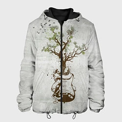 Куртка с капюшоном мужская Three Days Grace: Tree, цвет: 3D-черный