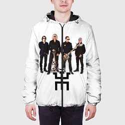 Куртка с капюшоном мужская Группа Пикник, цвет: 3D-черный — фото 2