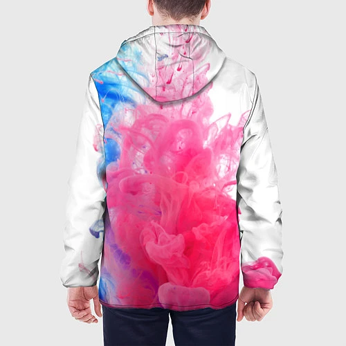 Мужская куртка Взрыв красок / 3D-Черный – фото 4