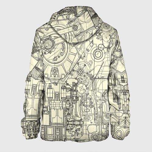 Мужская куртка Лучший инженер / 3D-Белый – фото 2