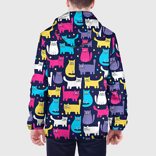 Мужская куртка Котятки / 3D-Черный – фото 4