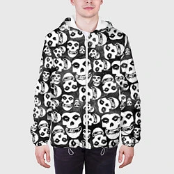 Куртка с капюшоном мужская Misfits Pattern, цвет: 3D-белый — фото 2