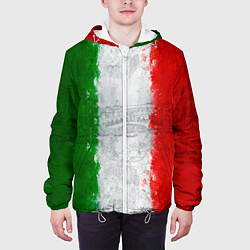 Куртка с капюшоном мужская Italian, цвет: 3D-белый — фото 2
