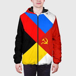 Куртка с капюшоном мужская Вечная Россия, цвет: 3D-черный — фото 2