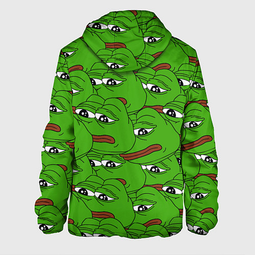 Мужская куртка Sad frogs / 3D-Белый – фото 2
