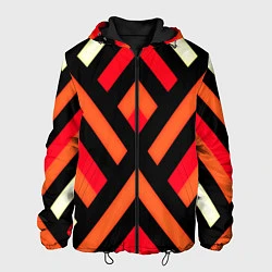 Куртка с капюшоном мужская Line-m, цвет: 3D-черный