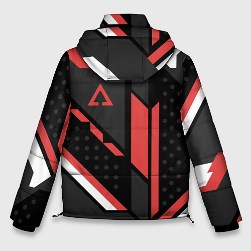Мужская зимняя куртка CS:GO Cyrex Pattern / 3D-Черный – фото 2