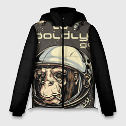 Куртка зимняя мужская Monkey: to boldly go, цвет: 3D-черный