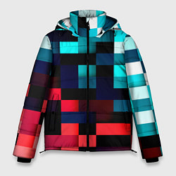 Куртка зимняя мужская Pixel Color, цвет: 3D-черный