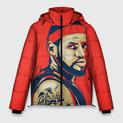 Куртка зимняя мужская LeBron James, цвет: 3D-черный