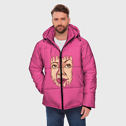 Куртка зимняя мужская Pink, цвет: 3D-черный — фото 2