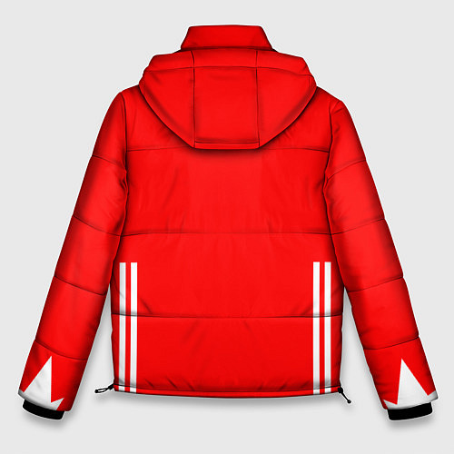Мужская зимняя куртка Сборная Канады: домашняя форма / 3D-Черный – фото 2
