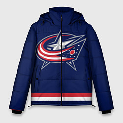 Куртка зимняя мужская Columbus Blue Jackets, цвет: 3D-черный