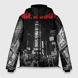 Куртка зимняя мужская Mr. Robot City, цвет: 3D-черный