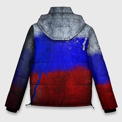 Мужская зимняя куртка Русский триколор / 3D-Черный – фото 2