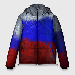 Куртка зимняя мужская Русский триколор, цвет: 3D-черный