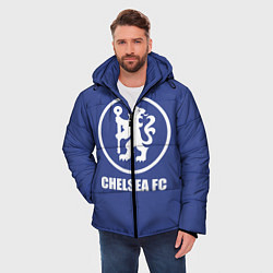 Куртка зимняя мужская Chelsea FC, цвет: 3D-красный — фото 2