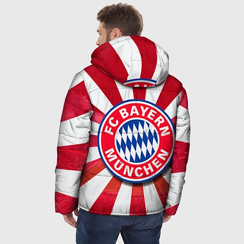 Мужская зимняя куртка FC Bayern / 3D-Светло-серый – фото 4