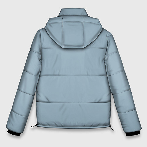 Мужская зимняя куртка Лицо Бендера / 3D-Черный – фото 2