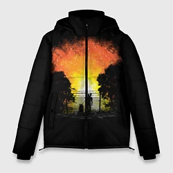 Куртка зимняя мужская Wasteland Apocalypse, цвет: 3D-черный