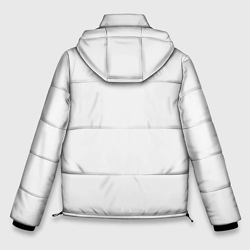 Мужская зимняя куртка Metal gear solid 2 / 3D-Красный – фото 2