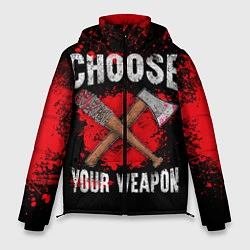 Куртка зимняя мужская Choose Your Weapon, цвет: 3D-черный
