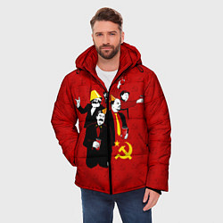 Куртка зимняя мужская Communist Party, цвет: 3D-черный — фото 2