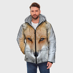Куртка зимняя мужская Зимняя лиса, цвет: 3D-черный — фото 2