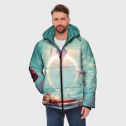 Куртка зимняя мужская No Mans Sky, цвет: 3D-светло-серый — фото 2
