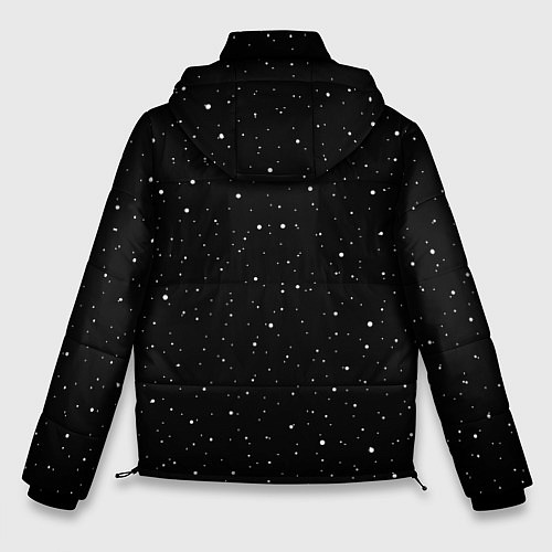 Мужская зимняя куртка Лунные объятия / 3D-Черный – фото 2