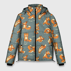 Куртка зимняя мужская Foxes Yoga, цвет: 3D-красный