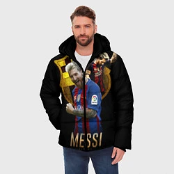 Куртка зимняя мужская Messi Star, цвет: 3D-черный — фото 2