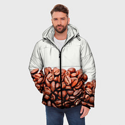 Куртка зимняя мужская Coffee, цвет: 3D-черный — фото 2