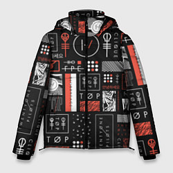 Куртка зимняя мужская 21 Pilots: Geometry, цвет: 3D-черный