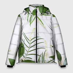 Куртка зимняя мужская Растительность, цвет: 3D-черный