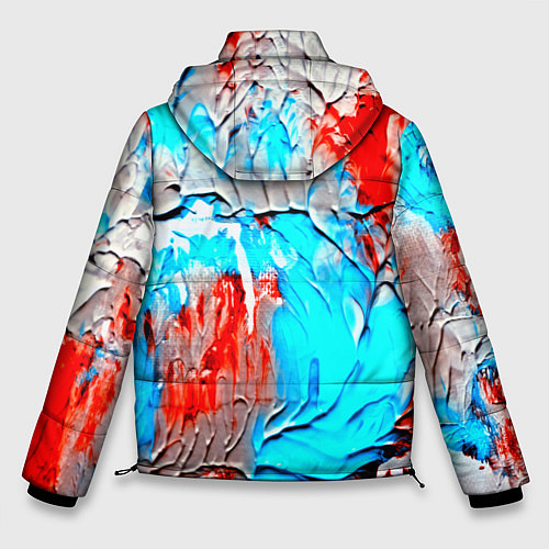 Мужская зимняя куртка Буйство красок / 3D-Черный – фото 2